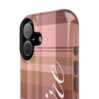 Custom Honey Plaid iPhone Case