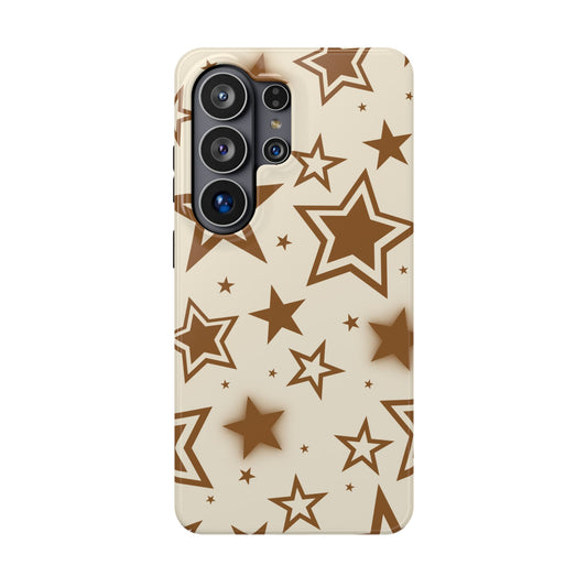 Brown Stardust Samsung Case
