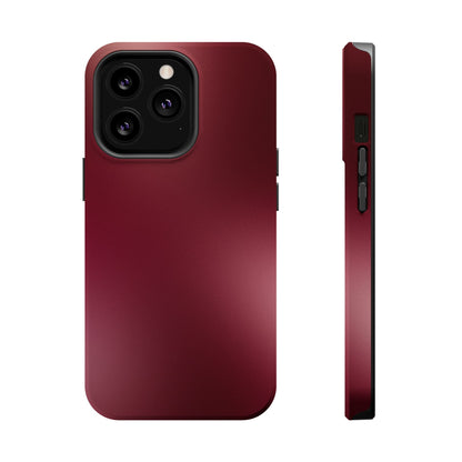 Burgundy Aura iPhone Case
