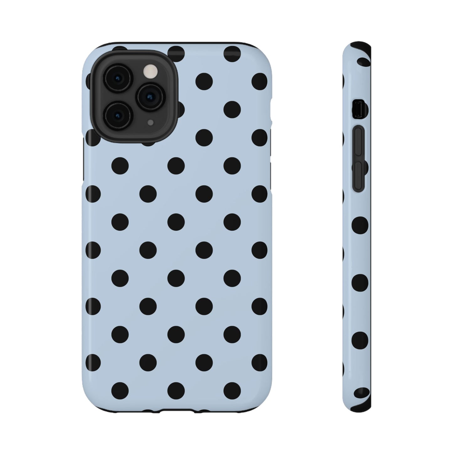 Blue Polka Dots iPhone Case