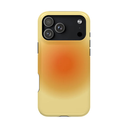 Orange Aura iPhone Case