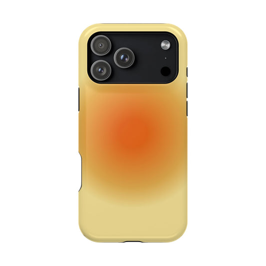 Orange Aura iPhone Case