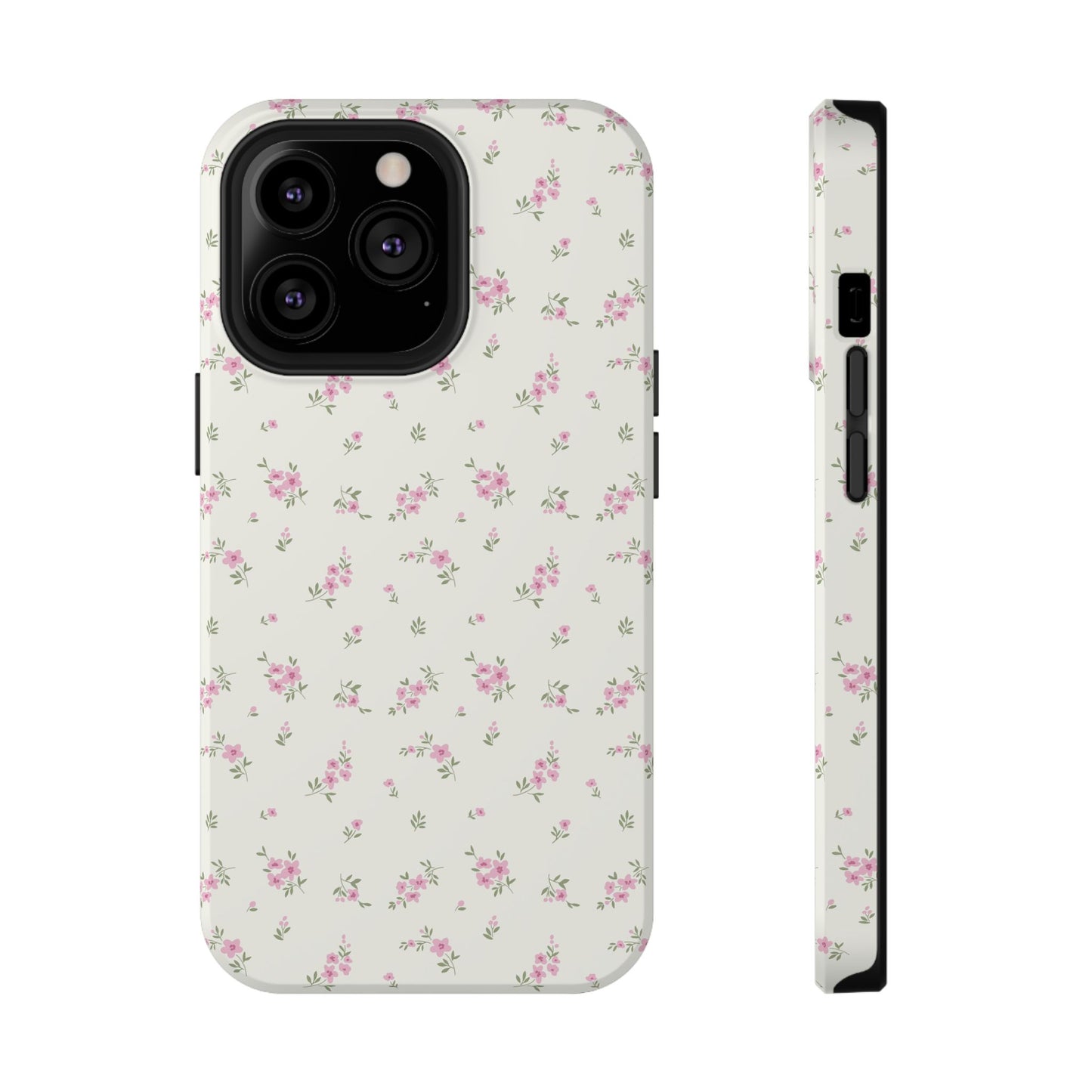 Blush Ditsy Flowers iPhone Case