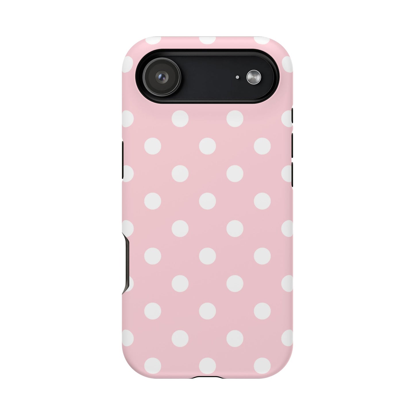 Pink Candy Polka Dots iPhone Case