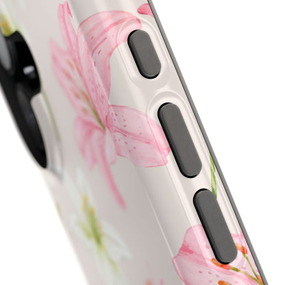 Beige Tiger Lily iPhone Case from Stella Cases