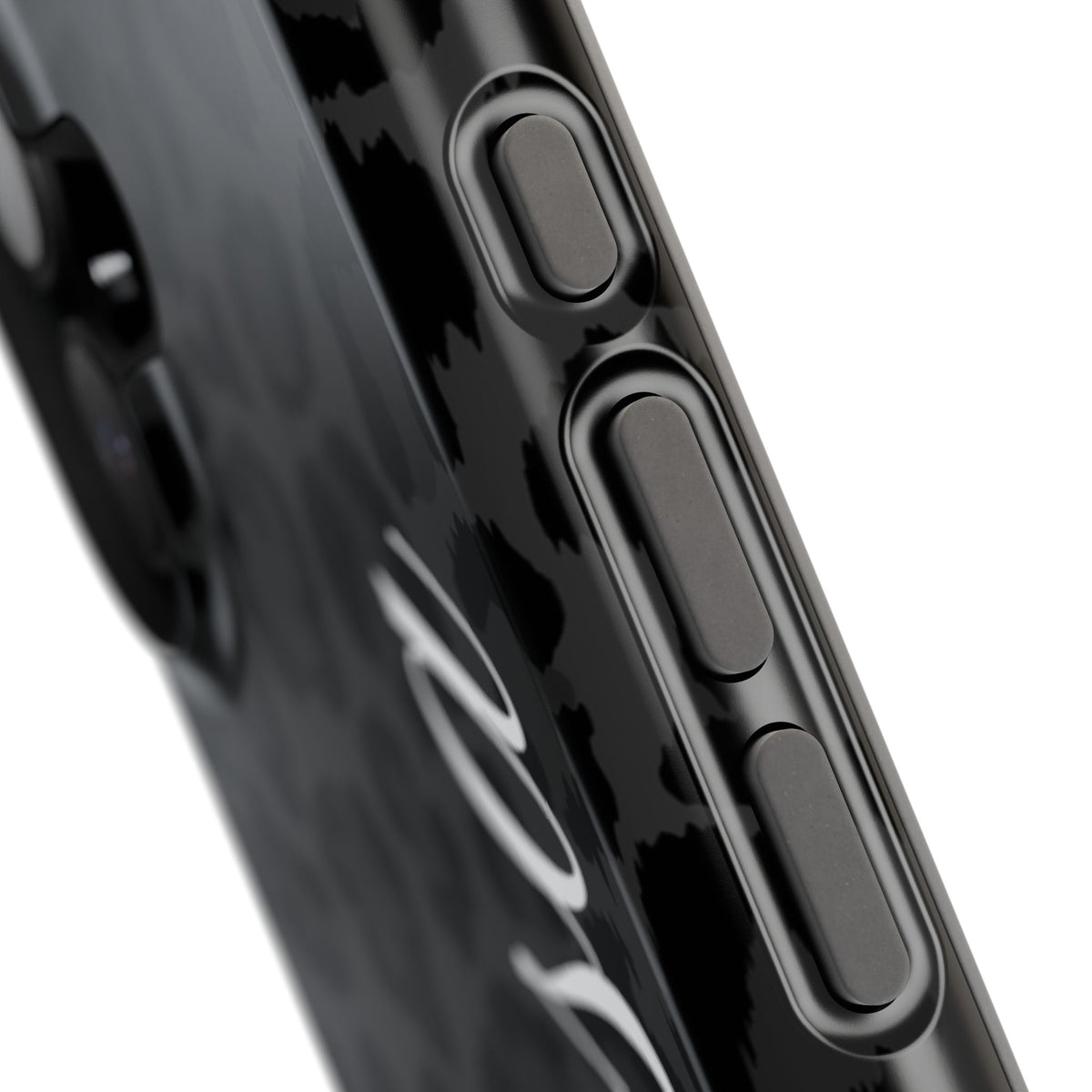 Custom Black Leopard iPhone Case