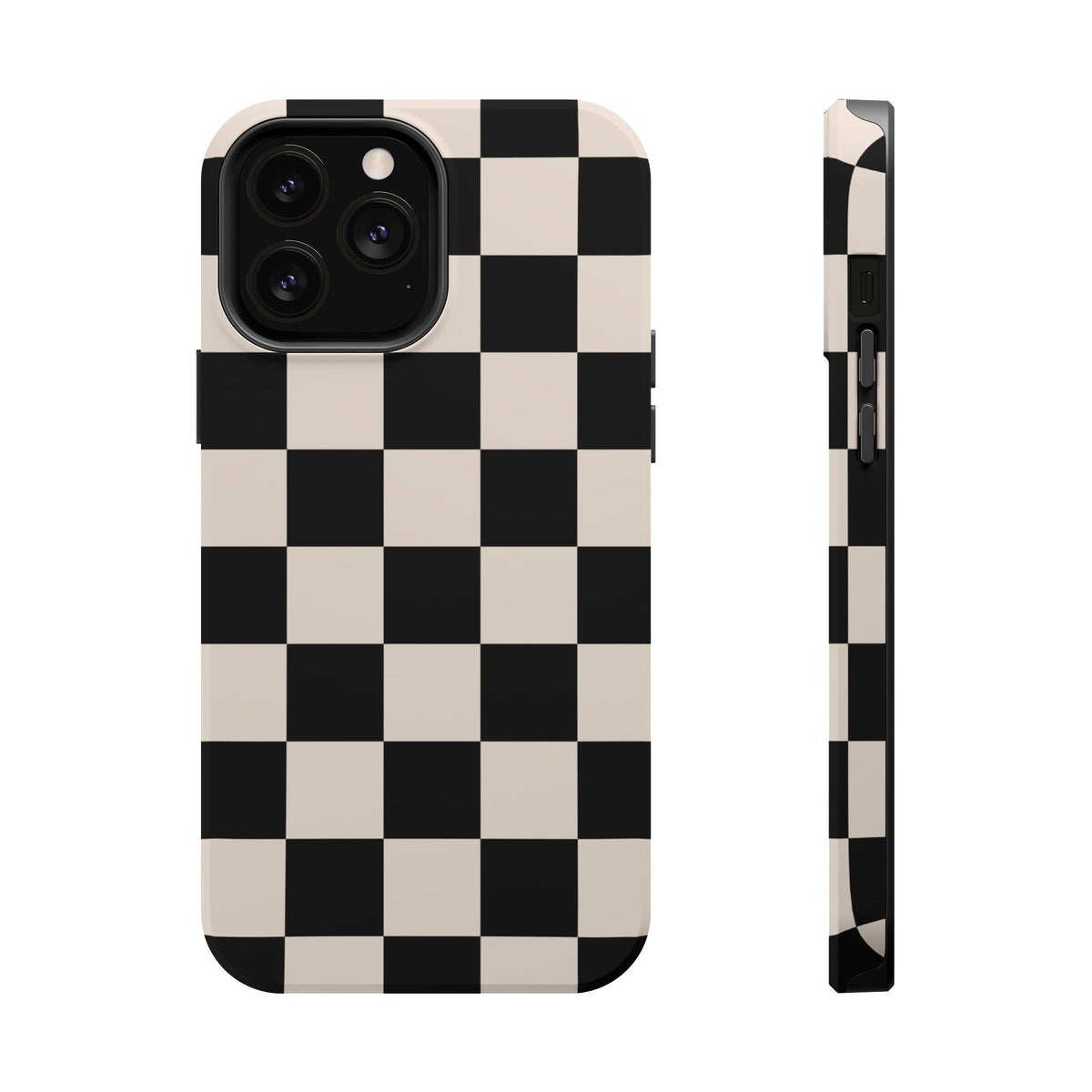 Espresso Checkered iPhone Case