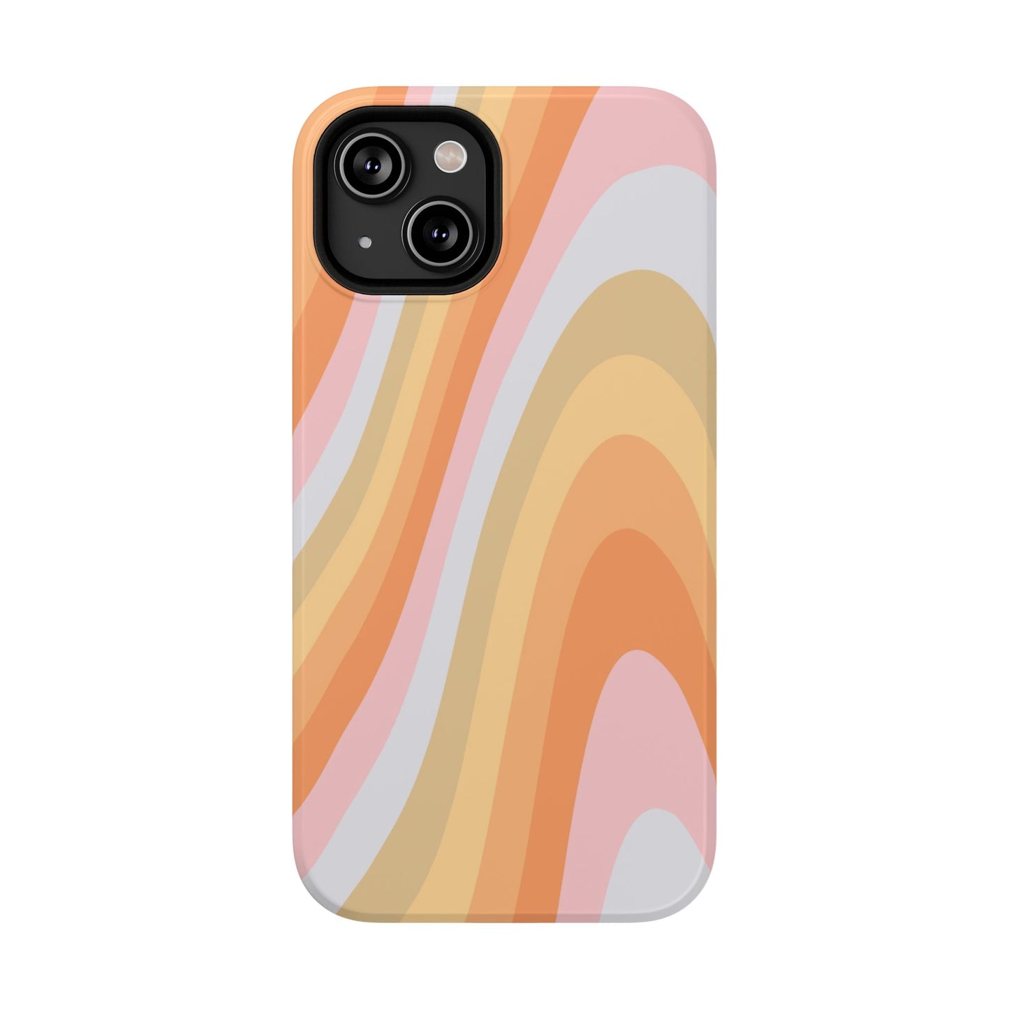 Rainbow Waves iPhone Case