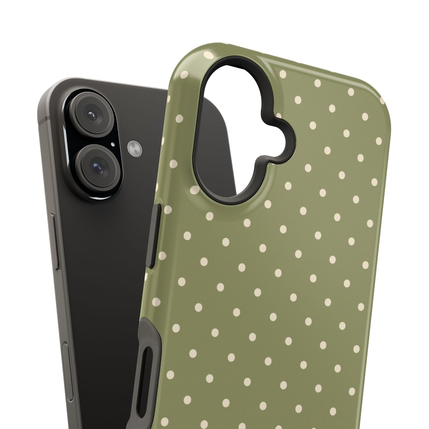 Green Mini Dots iPhone Case