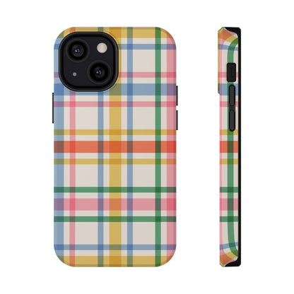Retro Plaid iPhone Case