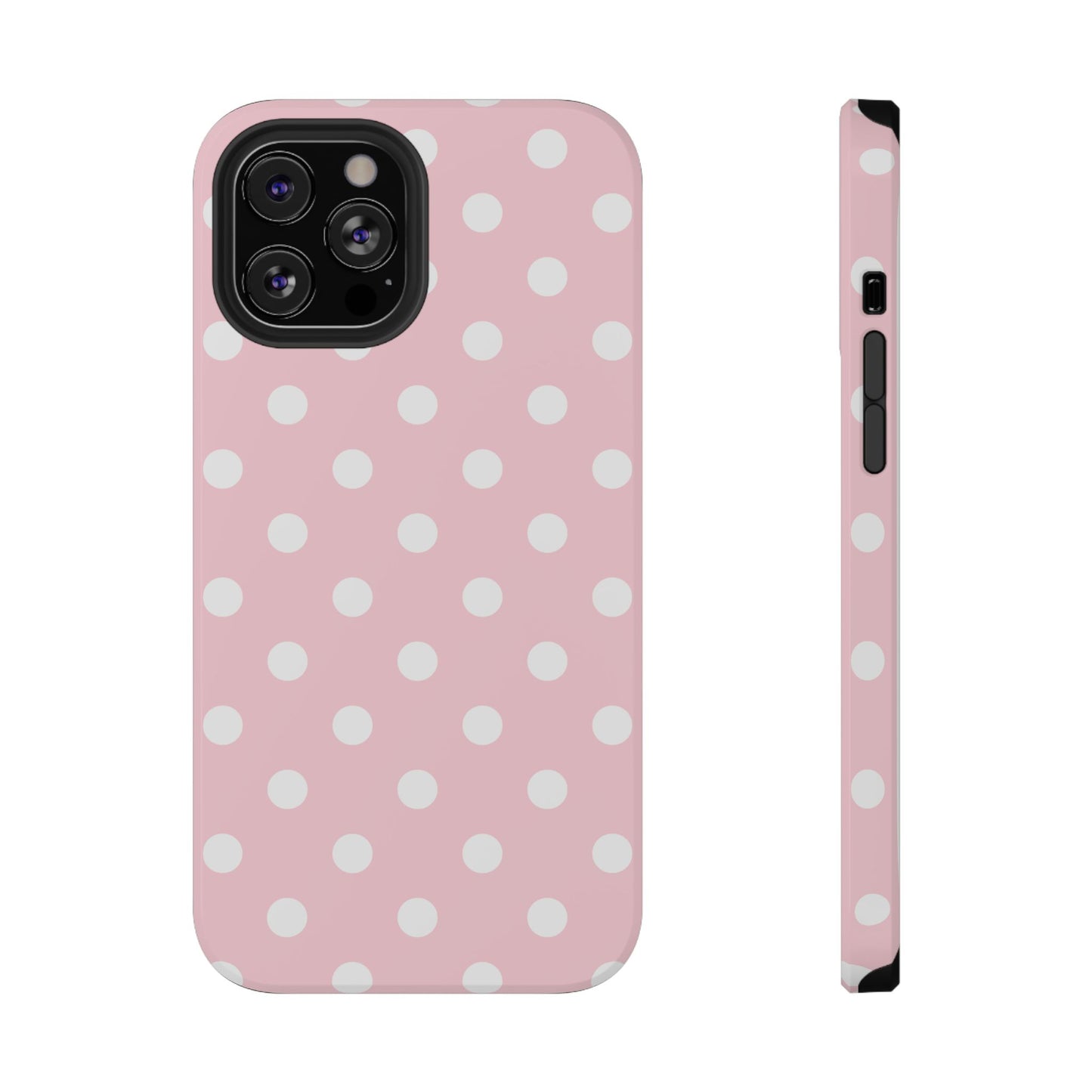 Pink Candy Polka Dots iPhone Case