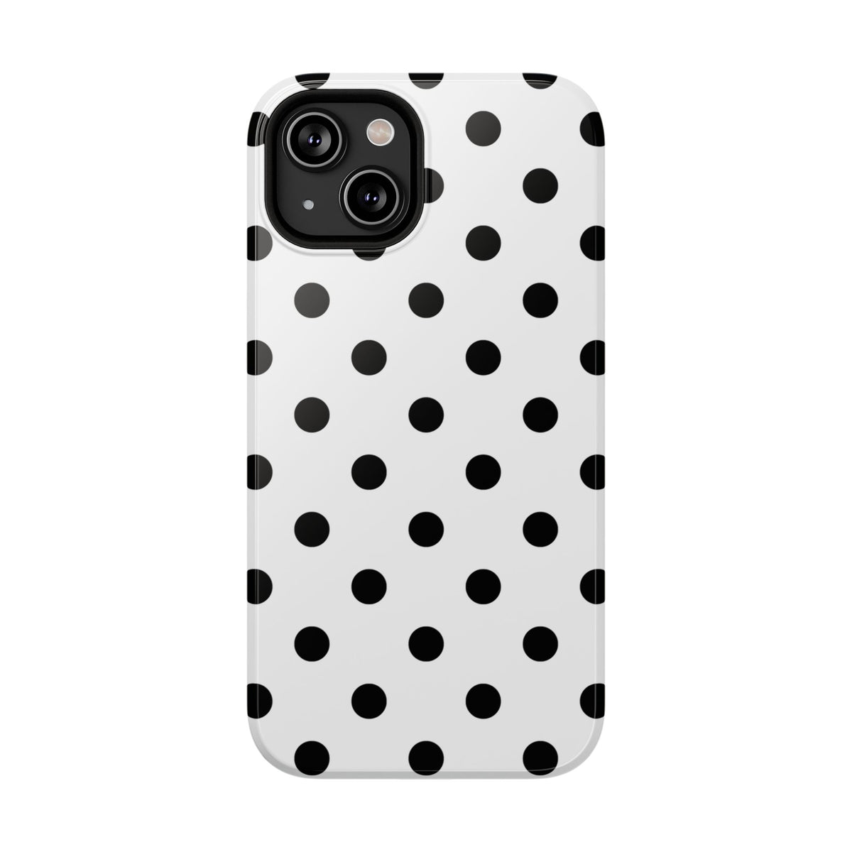 Black Polka Dots iPhone Case