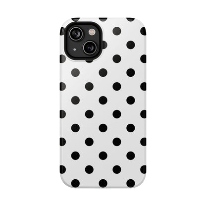 Black Polka Dots iPhone Case