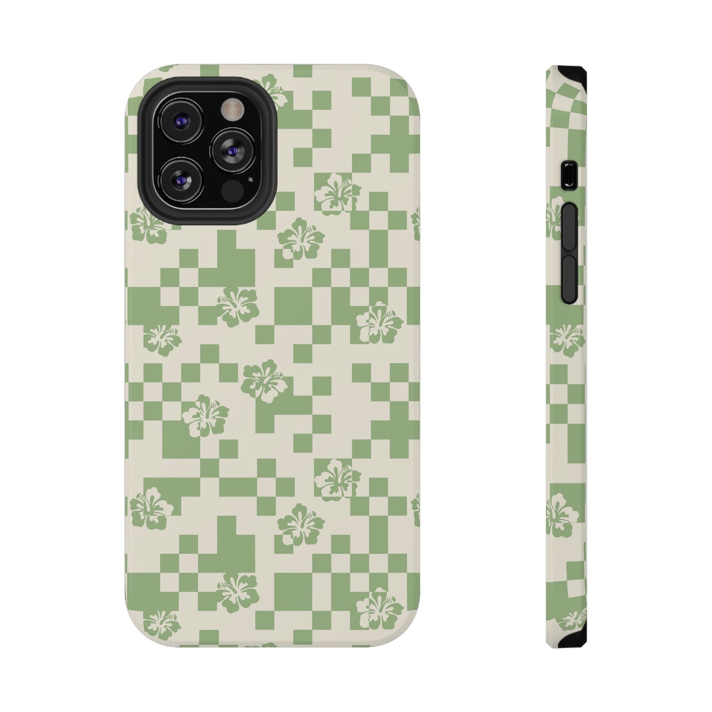 Green Hibiscus iPhone Case