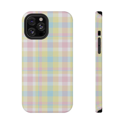Buttercream Plaid iPhone Case