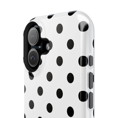 Black Polka Dots iPhone Case
