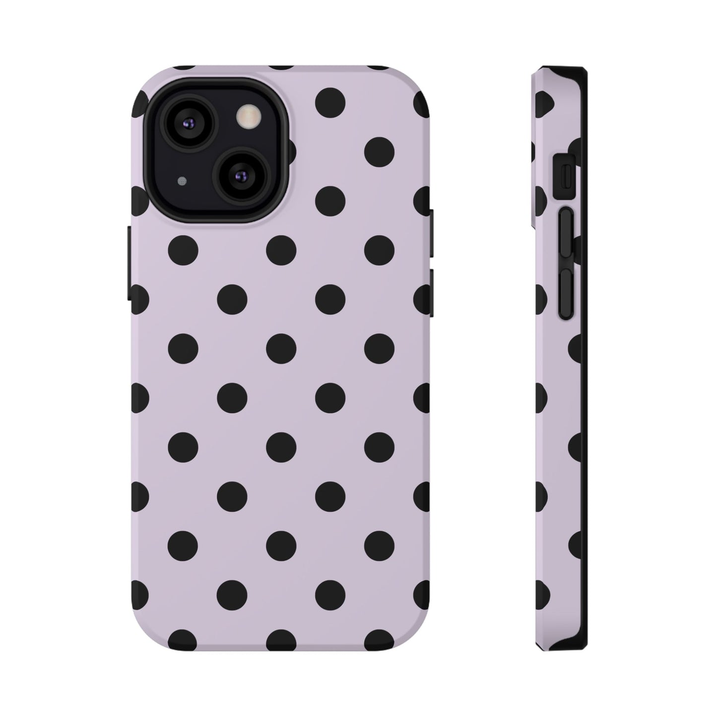 Lilac Polka Dots iPhone Case