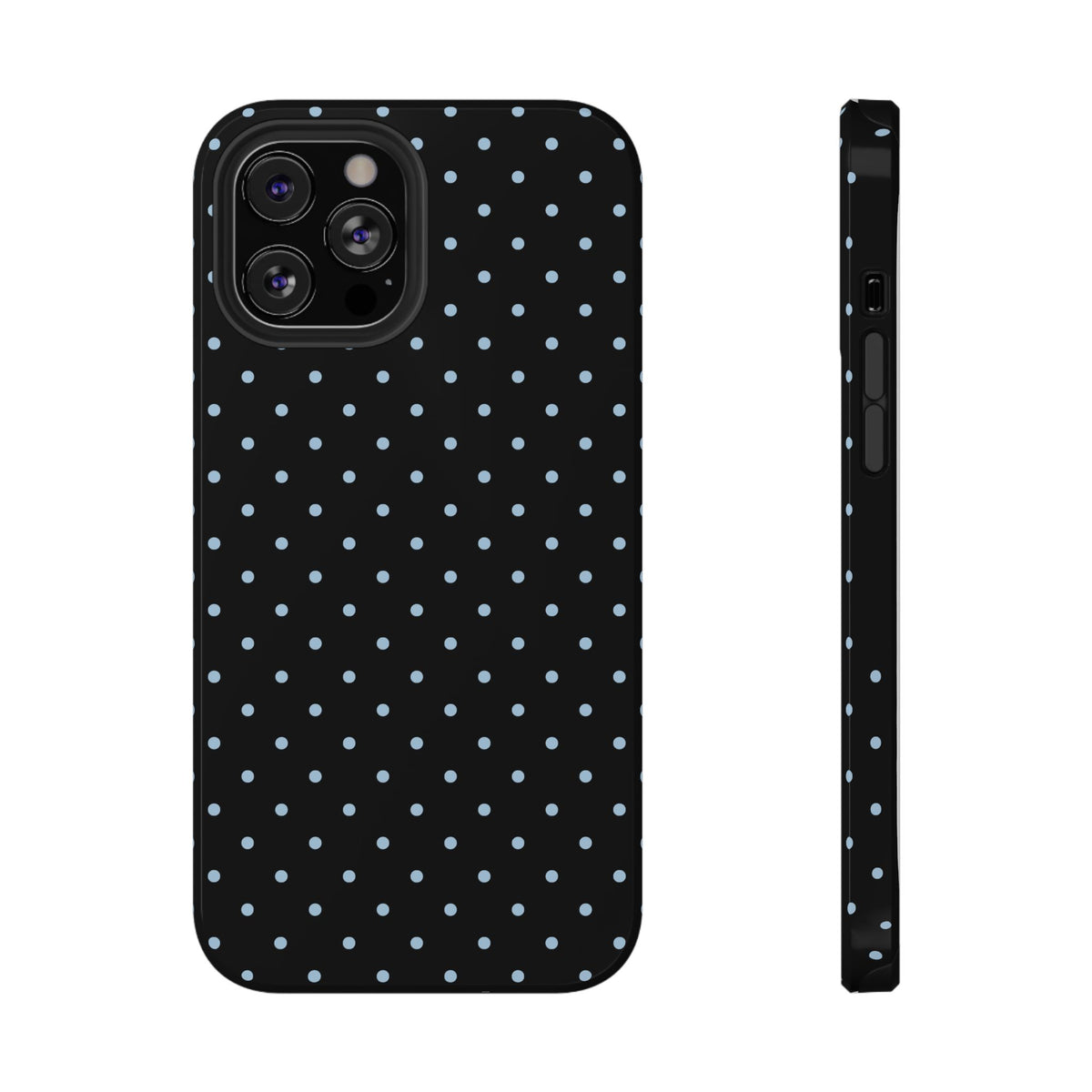 Blue Velvet Mini Dots iPhone Case