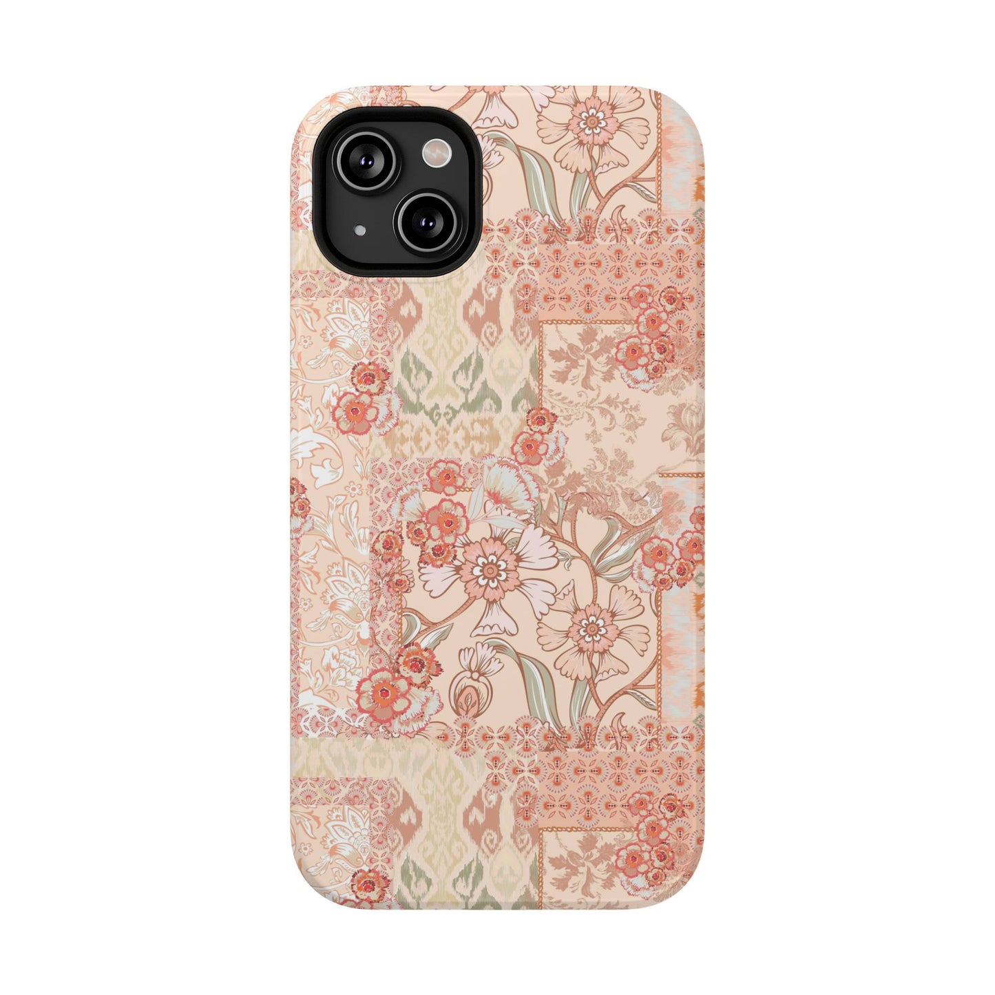 Peachy Paisley iPhone Case