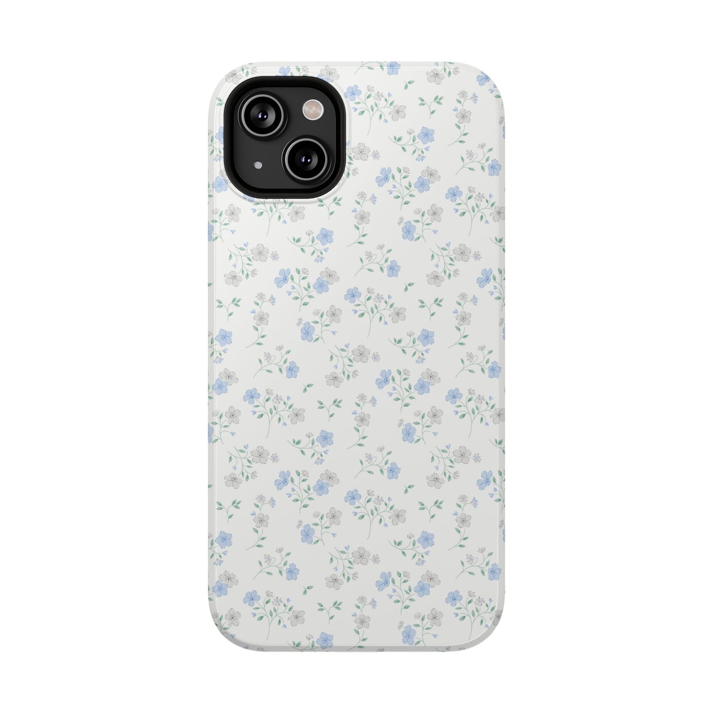 Blue Floral Ditsy iPhone Case