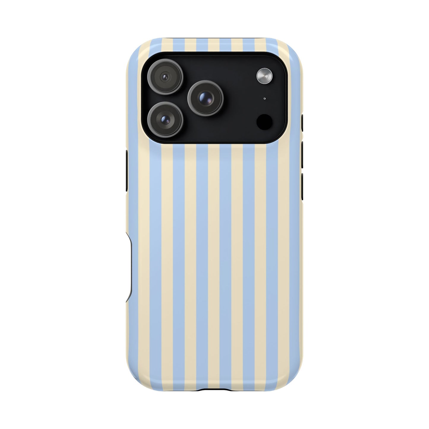 Lemon Sky Stripes iPhone Case