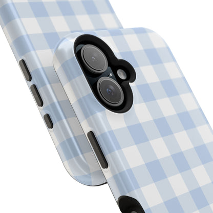 Blue Gingham iPhone Case