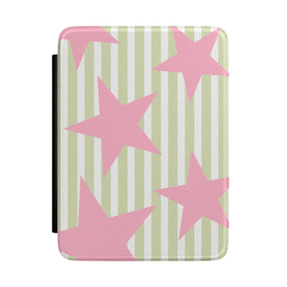 Pink Matcha Star Kindle Case