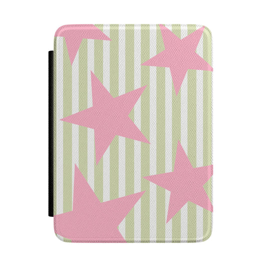 Pink Matcha Star Kindle Case