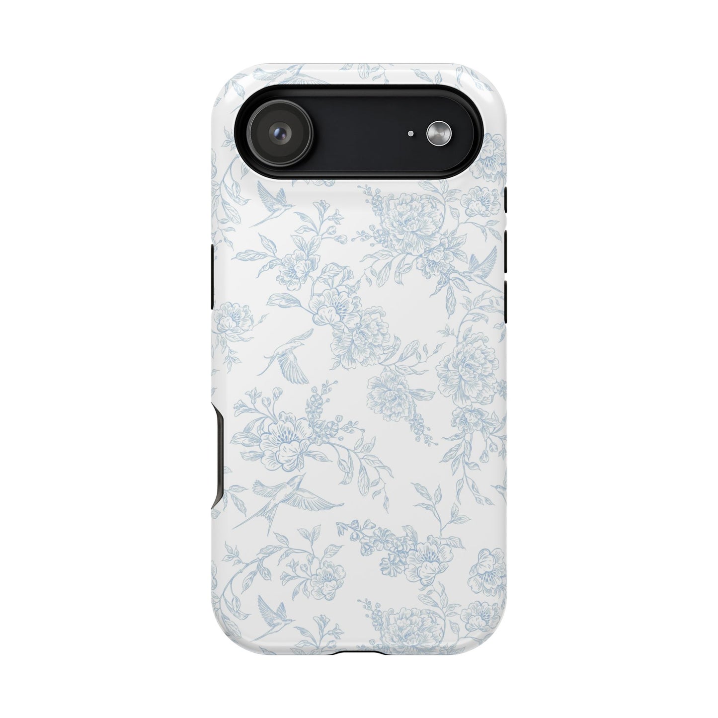 French Blue Toile iPhone Case