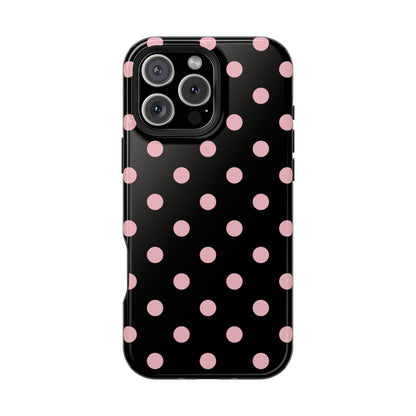 Sweet Midnight Polka Dots iPhone Case