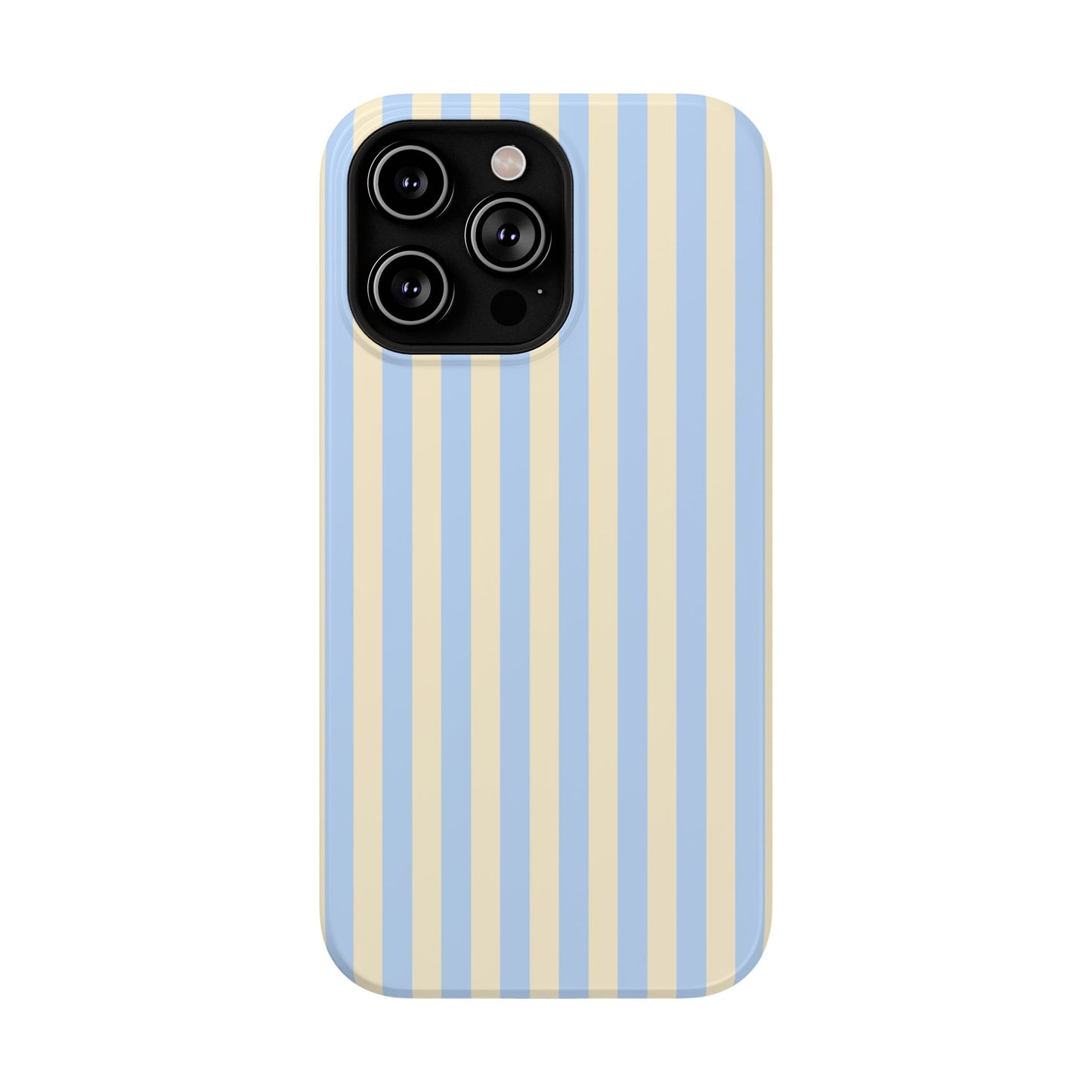 Lemon Sky Stripes iPhone Case