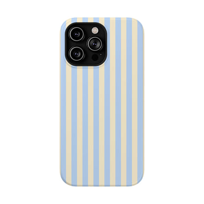 Lemon Sky Stripes iPhone Case
