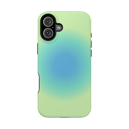 Blue & Green Aura iPhone Case