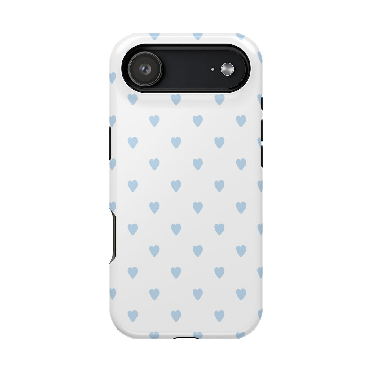 Blue Little Hearts iPhone Case
