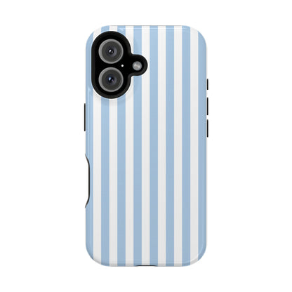 Blue Picnic Stripes iPhone Case