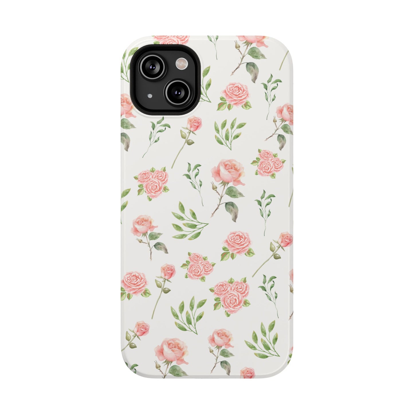 Pink Vintage Roses iPhone Case