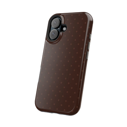 Mocha Mini Dots iPhone Case