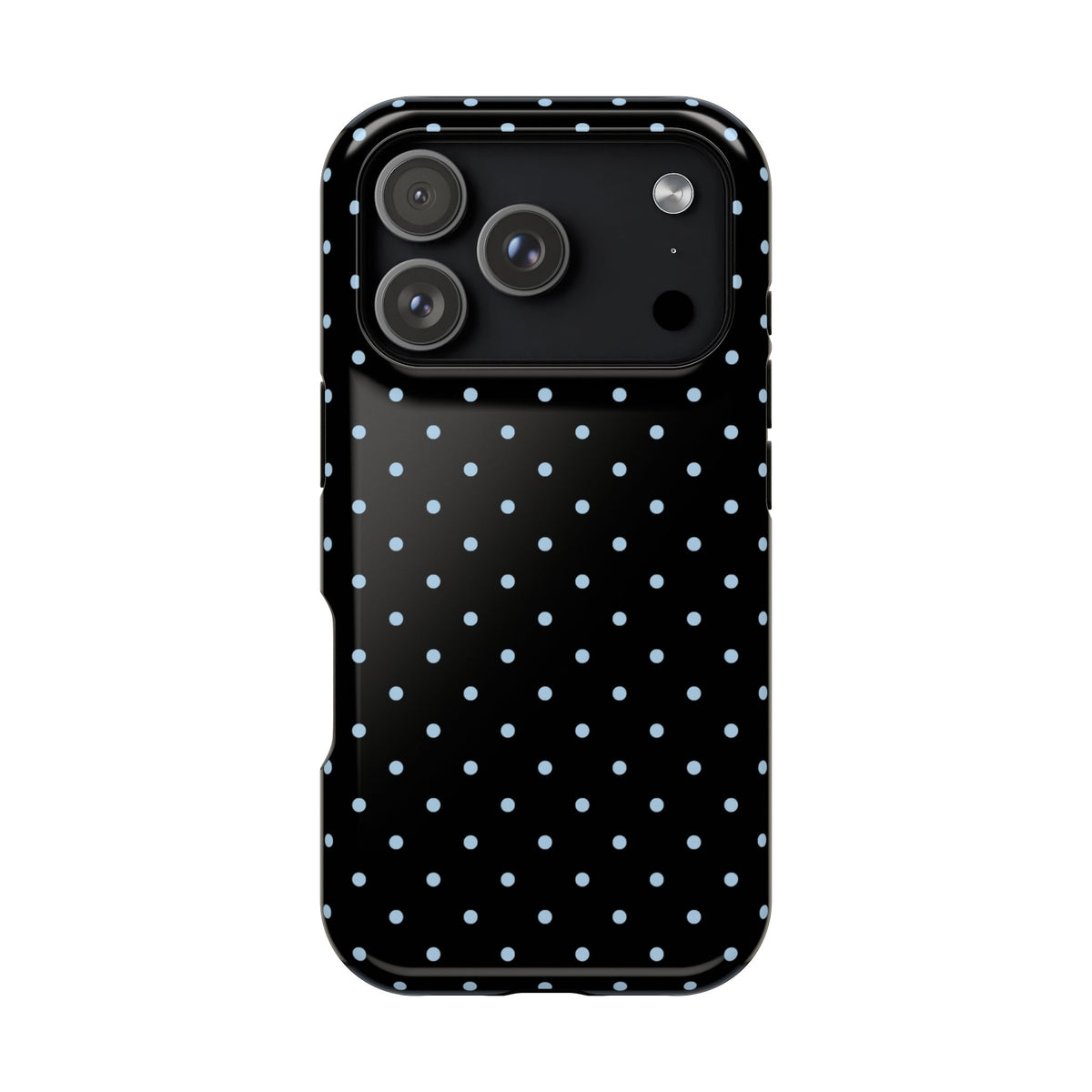 Blue Velvet Mini Dots iPhone Case