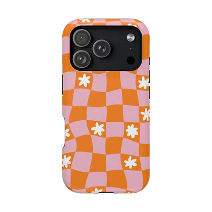 Groovy Check iPhone Case