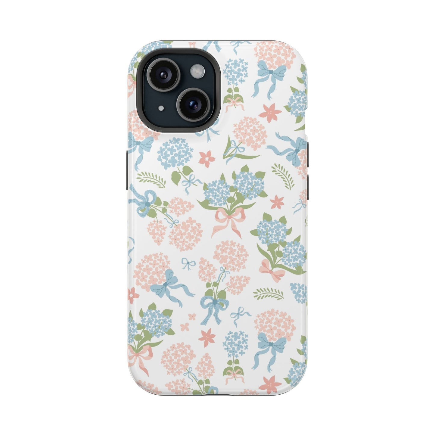 Hydrangea Bows iPhone Case