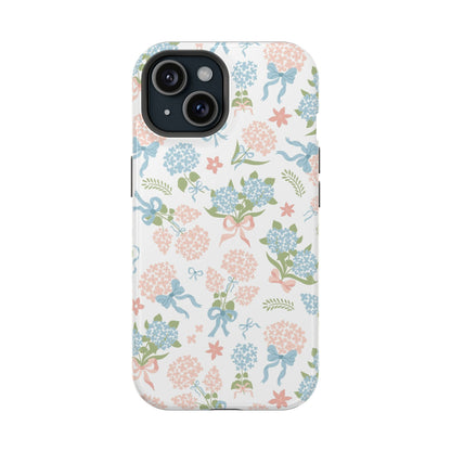 Hydrangea Bows iPhone Case