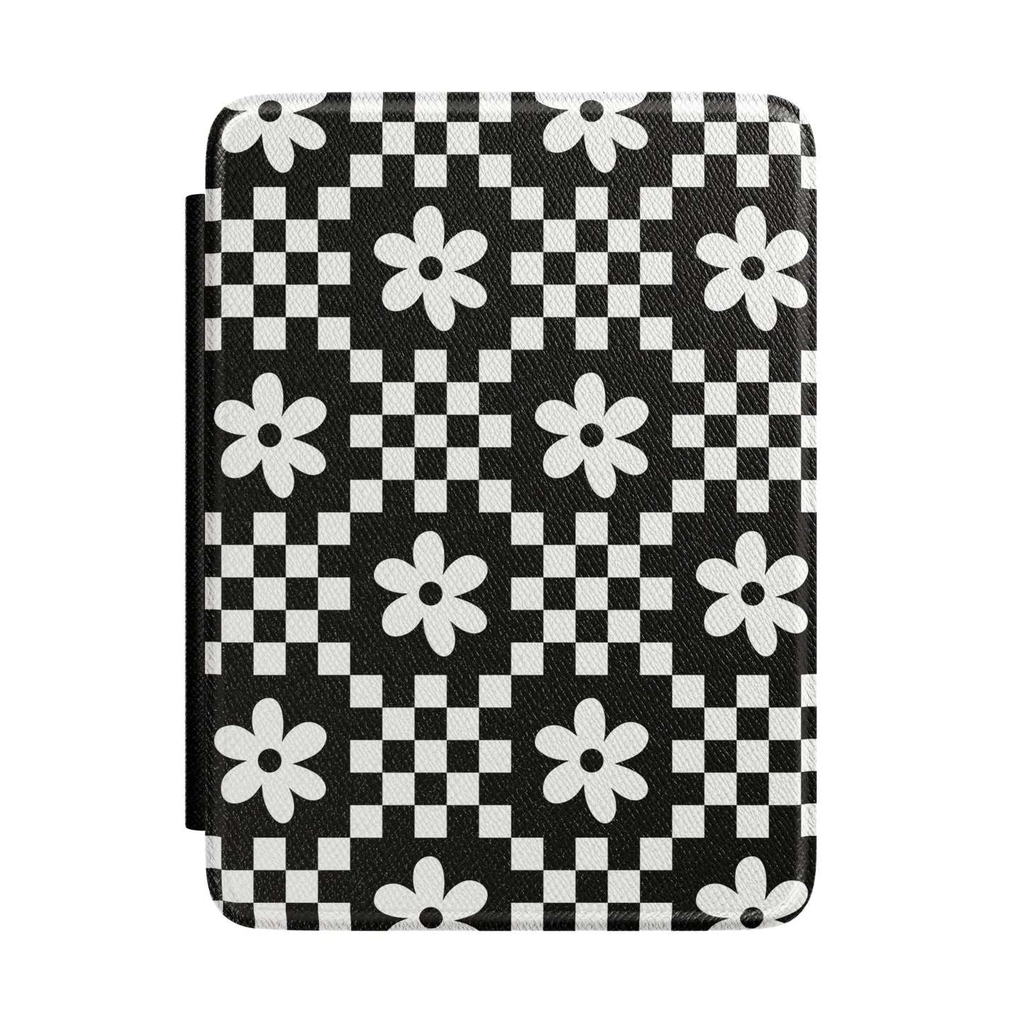 Checkerboard Daisy Kindle Case