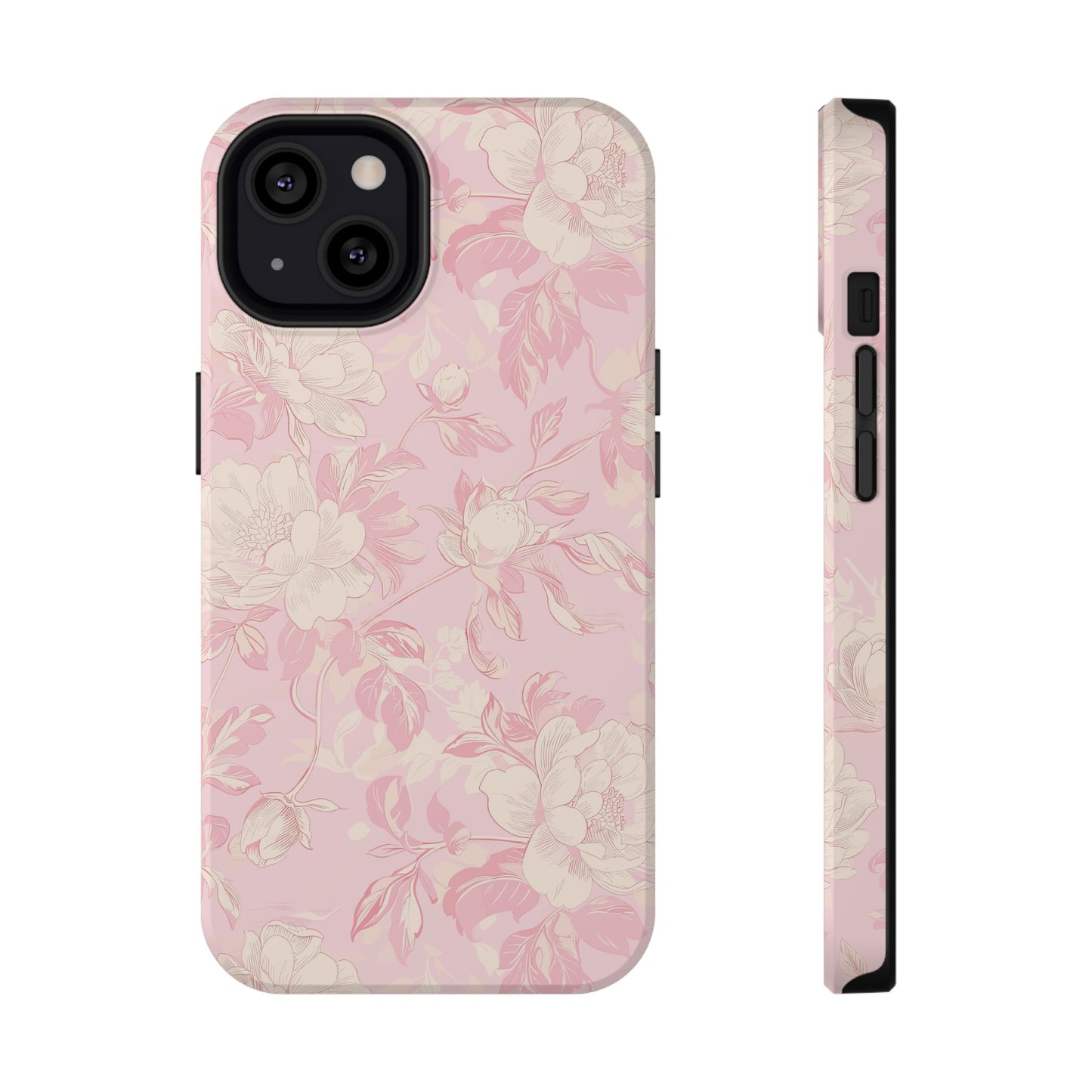 Pretty Pink Toile iPhone Case