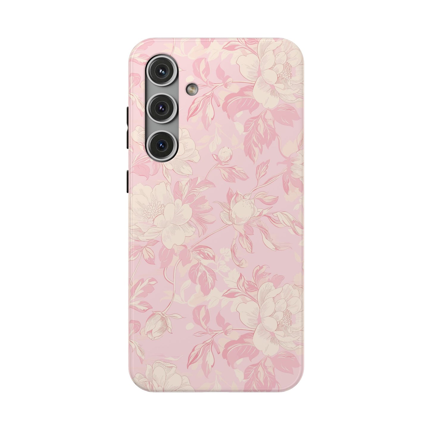 Pretty Pink Toile Samsung Case