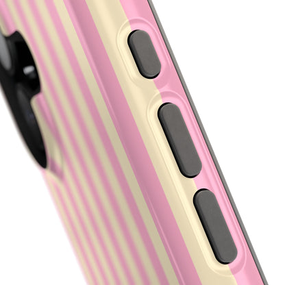 Lemon Sugar Stripes iPhone Case