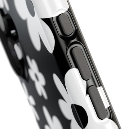 Black Flower Power iPhone Case