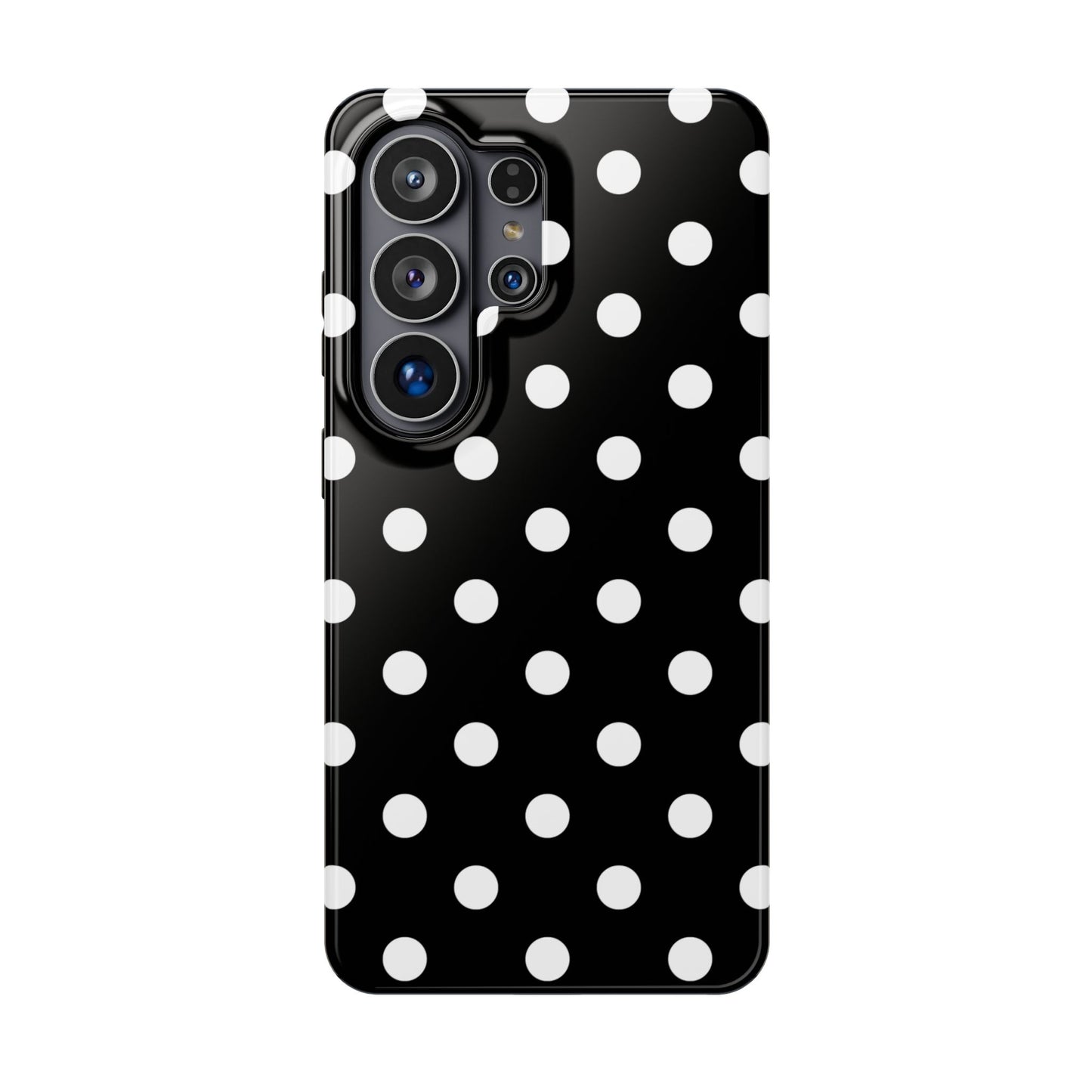 White Polka Dots Samsung Case