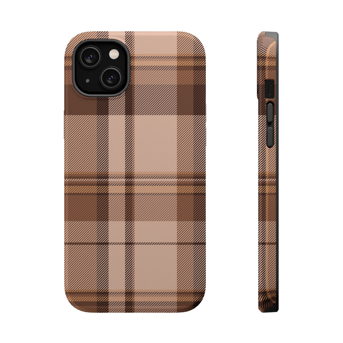 Toffee Plaid iPhone Case