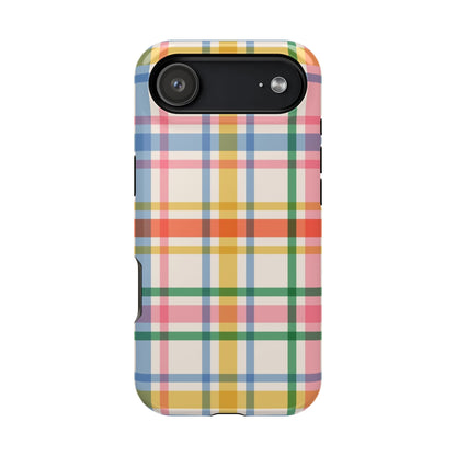 Retro Plaid iPhone Case