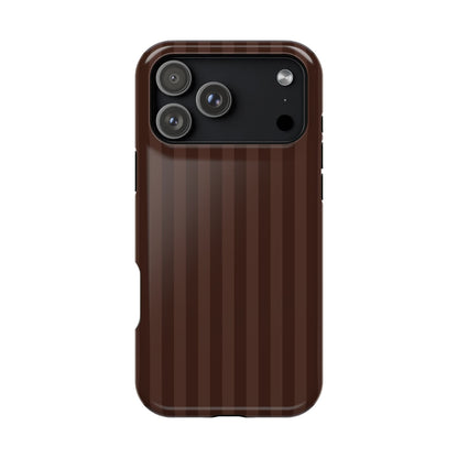 Mocha Stripes iPhone Case
